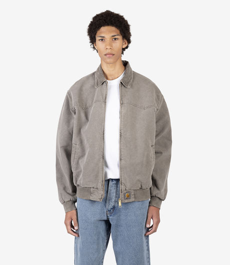 Carhartt WIP OG Santa Fe Jacket 'Dearborn' Canvas Black Faded