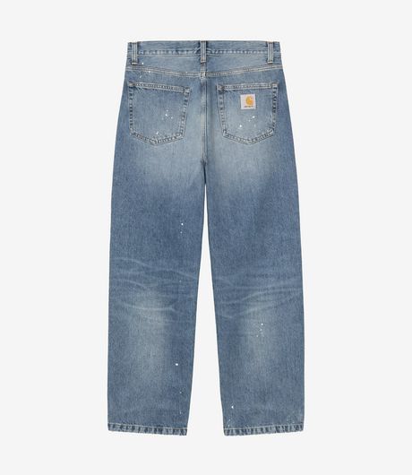 Carhartt WIP Landon Pant Smith Denim Blue Destroy Wash Splatter