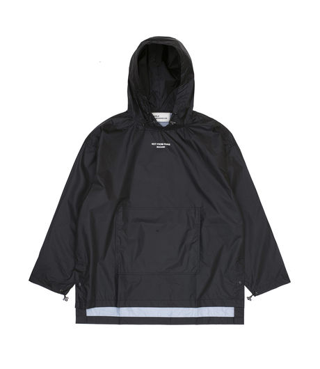 Drôle de Monsieur Not from Paris Madame Waterproof Anorak Black