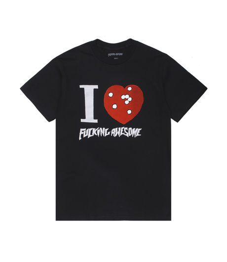 Fucking Awesome I Heart Tee Black
