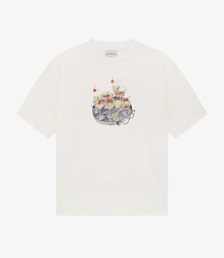 Drôle de Monsieur Le T-Shirt Cocktails Off White