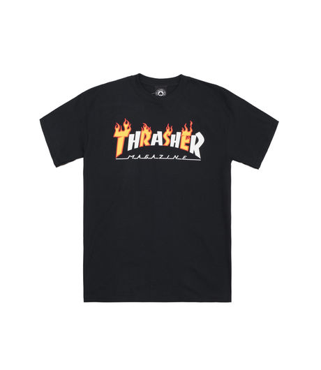 Thrasher Flame Mag SS Tee Black