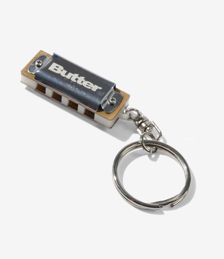 Butter Goods Harmonica Key Chain Silver