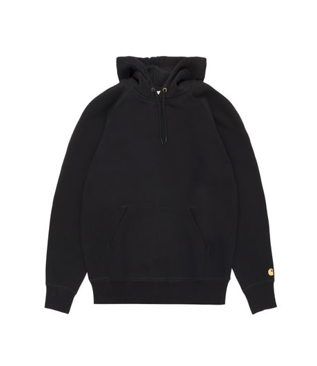 Carhartt WIP Hooded Chase Sweat Black/Gold