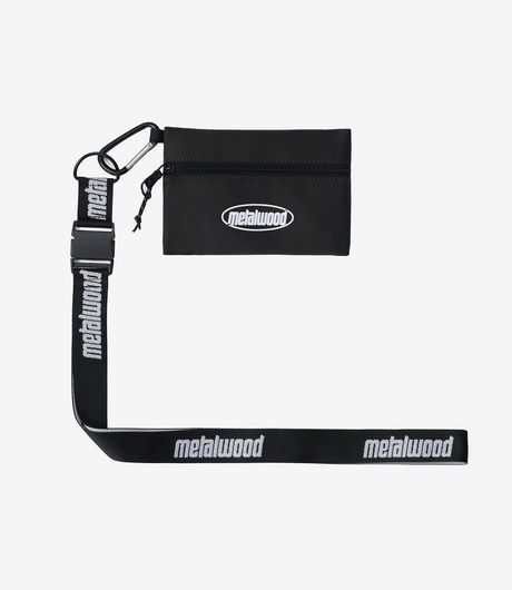 Metalwood Studio Neoprene Coin Pouch Black