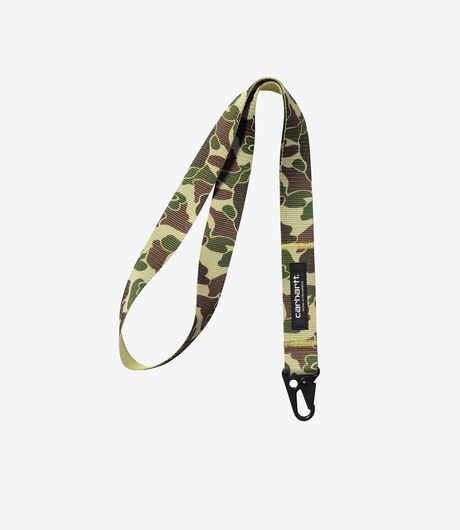 Carhartt WIP Jude Keychain Camo Duck Jacquard Green
