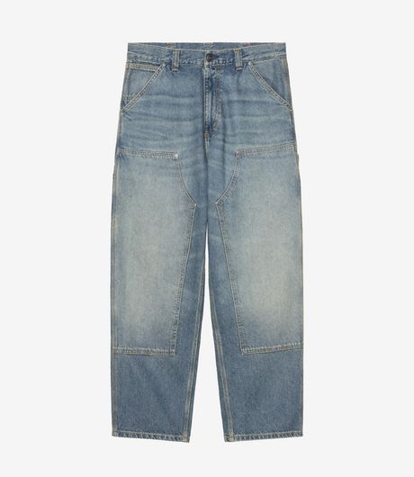 Carhartt WIP OG Double Knee Pant Bradenton Denim Blue Grind Wash