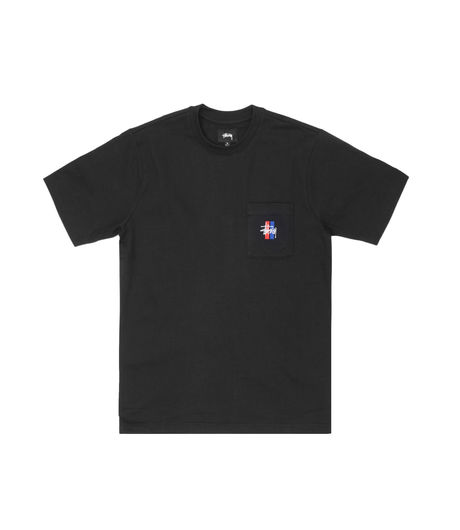 Stussy 2 Bar Stock Crew Black