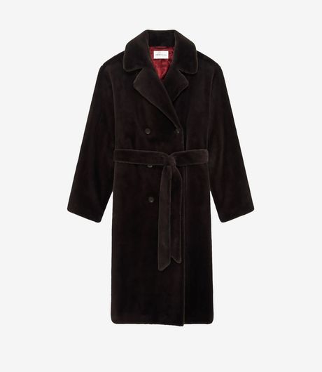 Drôle de Monsieur Le Manteau Fourrure Dark Brown