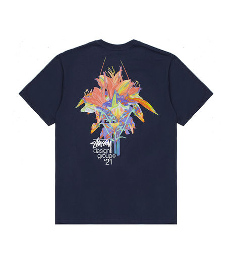 Stussy Design Group 21 Tee Navy