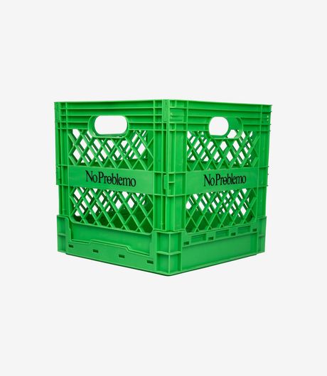 No Problemo Vinyl Crate Green