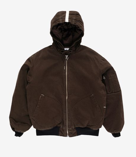 POP Trading Company Hooded Flight Jacket Delicioso