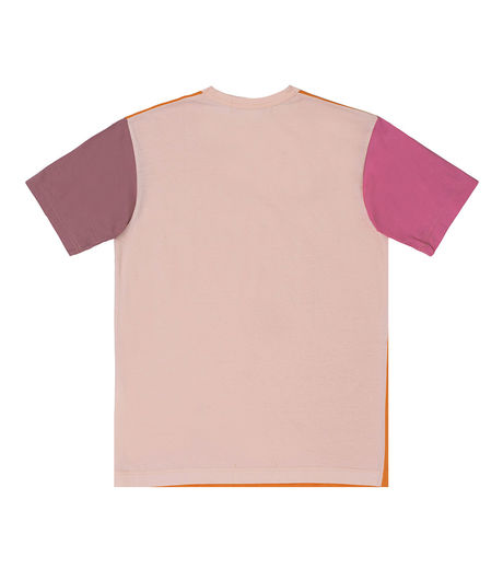 Comme des Garçons Shirt  Block Panel Logo T-Shirt Light Pink/Mix