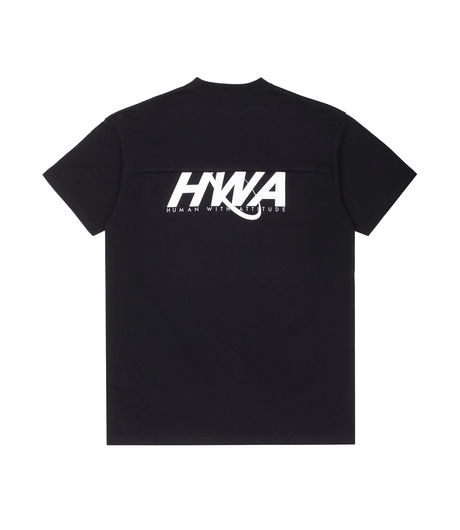 Human With Attitude Hidden Tee Black
