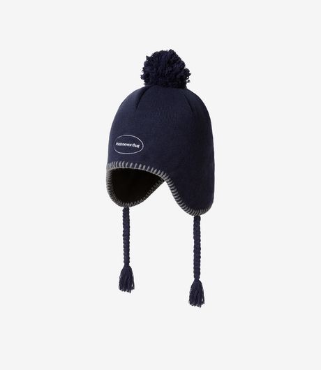 Thisisneverthat Pom Earflap Beanie Navy