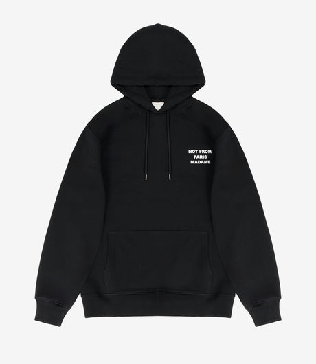 Drôle de Monsieur Le Hoodie Slogan Black