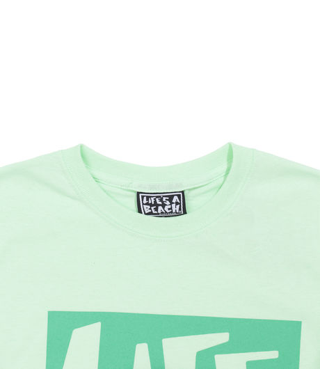 Life's a Beach Life Tee Green