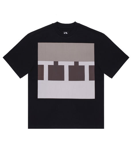 The Trilogy Tapes Block T-Shirt Black