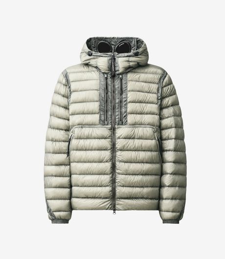 C.P. Company D.D. Shell Goggle Chest Pocket Jacket Flint Grey