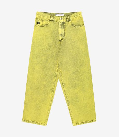 Polar Skate Co Demon Child Big Boy Pants Lemon Black