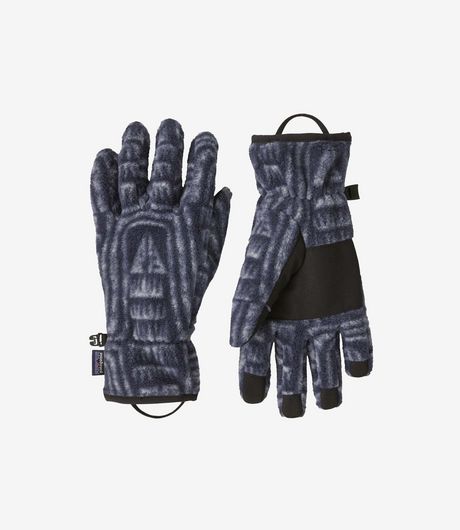 Patagonia Synchilla® Fleece Gloves Flow: Sunken Blue