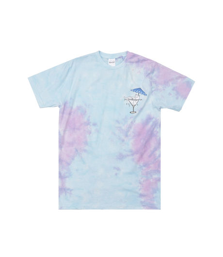 Ripndip Dirty Nermtini Tee Blue/Pink Acid Wash
