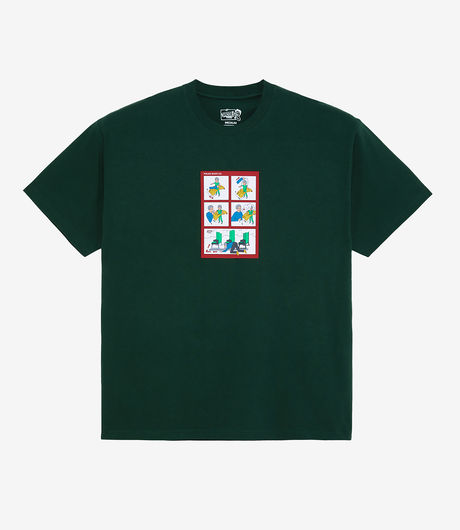 Polar Skate Co Safety on Board Tee Dark Green