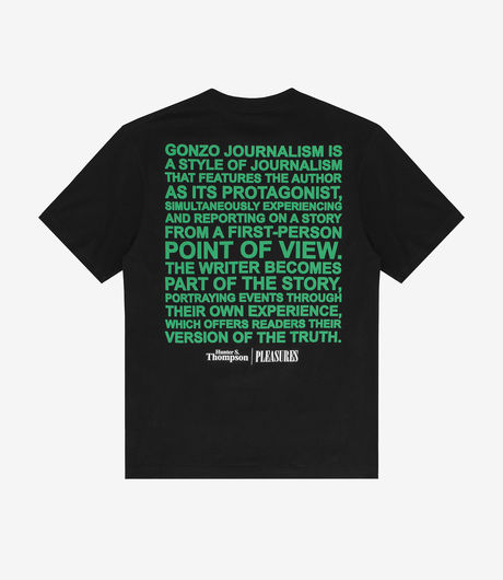 Pleasures x Hunter S. Thompson Badge T-Shirt Black