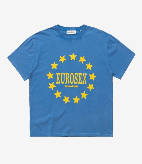 Carne Bollente Eurosex T-Shirt Off Blue