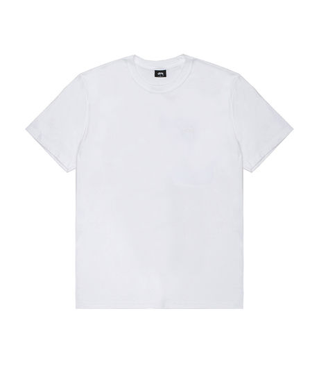 Stussy Stock Logo SS Crew White