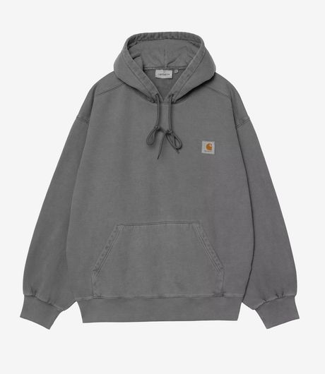 Carhartt WIP Hooded Vista Sweat Black Garment Dyed
