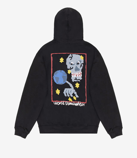 Polar Skate Co World Domination Hoodie Black