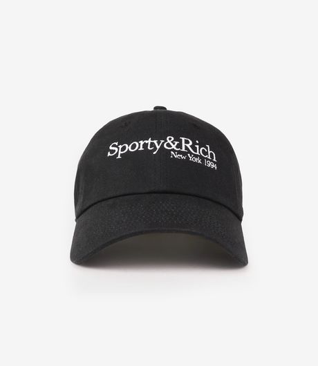 Sporty & Rich HWCNY Hat Faded Black