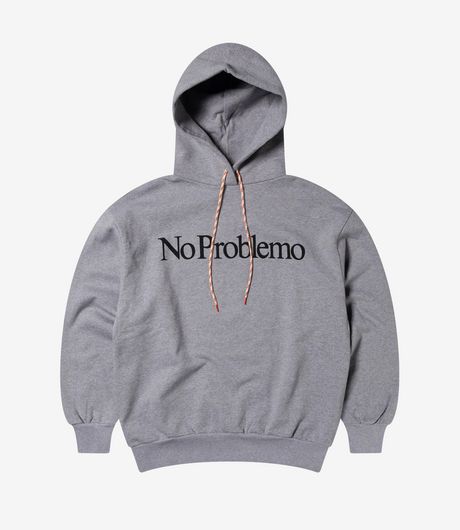 No Problemo Hoodie Grey Marl