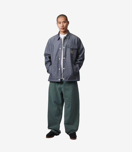 Carhartt WIP Blake Coach Jacket Blue Rinsed