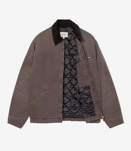 Carhartt WIP OG Detroit Jacket Dearborn Canvas Tobacco/Black Stone Canvas