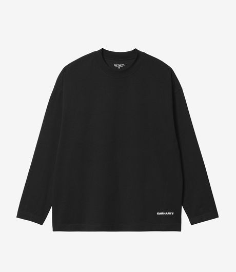 Shop Black Know Wave Long-sleeve Tees at itk online store