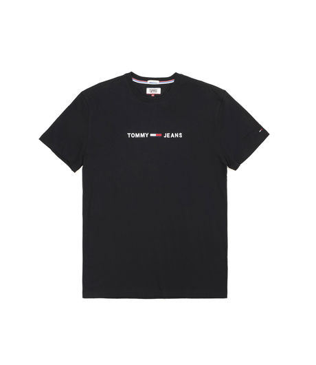 Tommy Jeans Small Text Tee Black