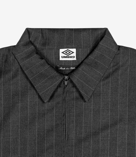 Umbro Formal Pinstriped Jacket Dark Grey