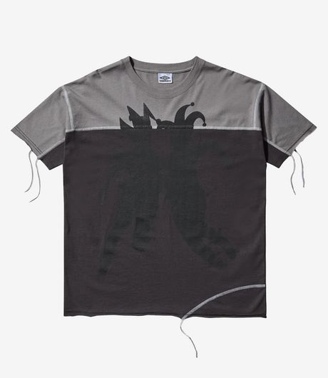 Umbro Players Tee Washed Black Smock Grey