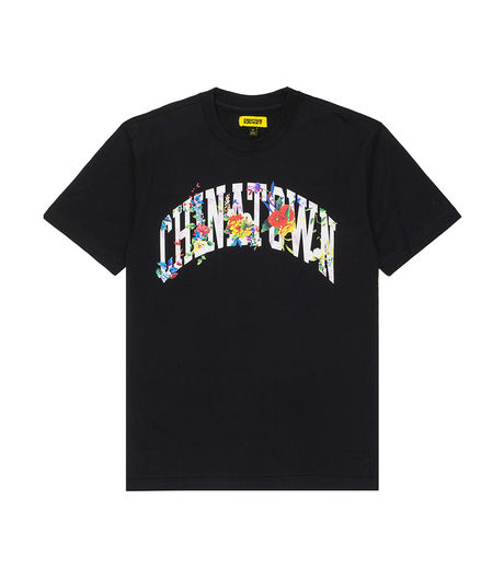 Chinatown Market Flower Ach Tee Black
