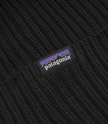 Patagonia Fisherman's Rolled Beanie Black