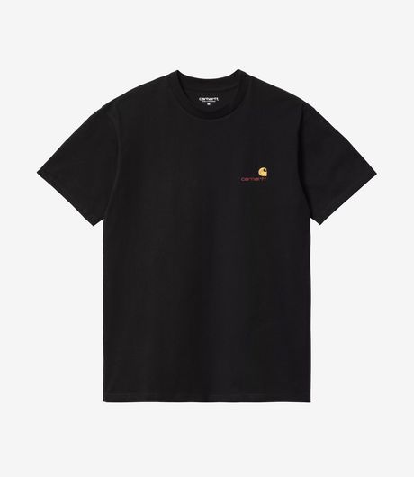 Carhartt WIP S/S American Script T-Shirt Black