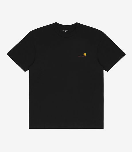 Carhartt WIP S/S American Script T-Shirt Black