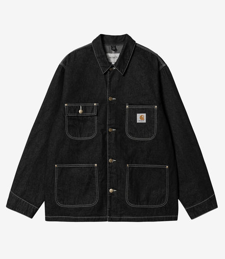 Carhartt WIP OG Chore Coat Norco Denim Jacket Black One Wash 
