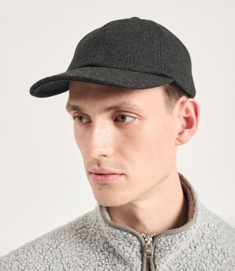 Norse Projects Nobel Wool Sports Cap Beech Green