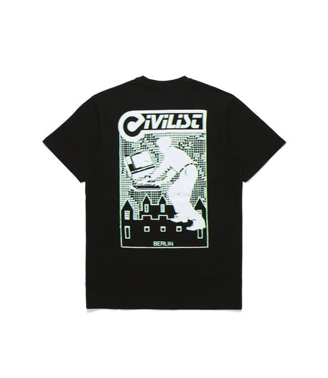 Civilist Computer Castle Tee Black