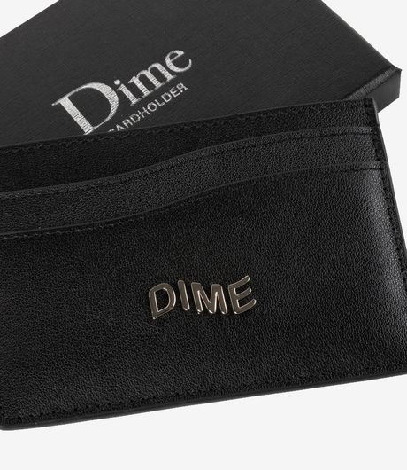 Dime Leather Cardholder Black
