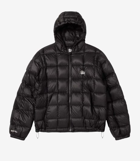 Stussy Midweight Hooded Puffer Black