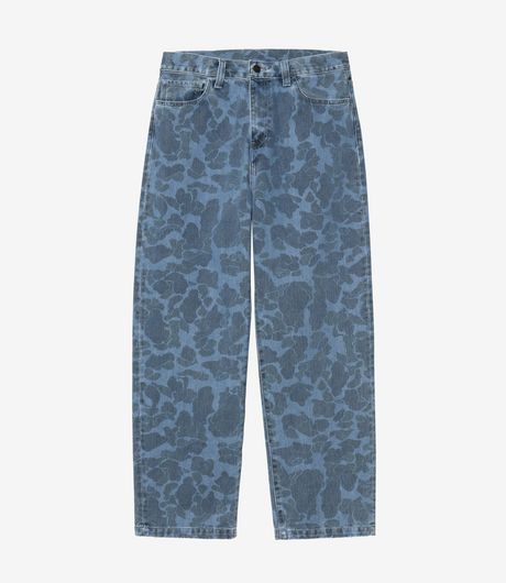 Carhartt WIP Duck Landon Pant Maitland Camo Duck Denim Blue Bleached